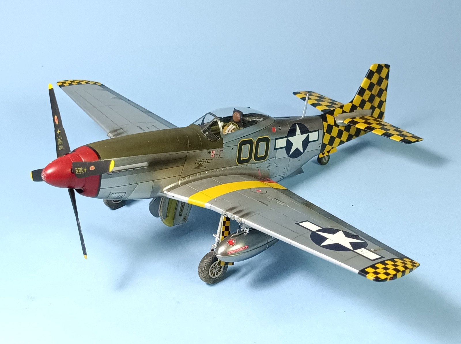 North american P-51D Mustang - Hasegawa 1/48 - PRO BUILT MODEL