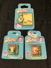 Mattel Poochie 7178 5924 Stamps & 7284 Clip-On Stamp, 1982 Sealed Blister Packs