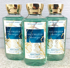 3 SALTWATER BREEZE Body Wash Shower Gel 10oz SET/LOT of 3