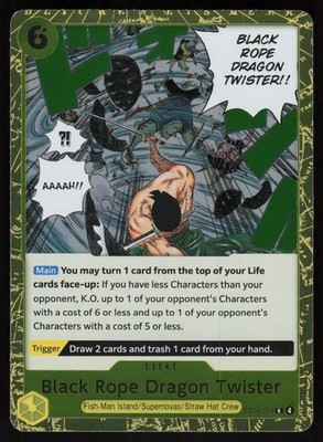 Black Rope Dragon Twister R Adventure on Kami's Island EB04-059 NM Foil