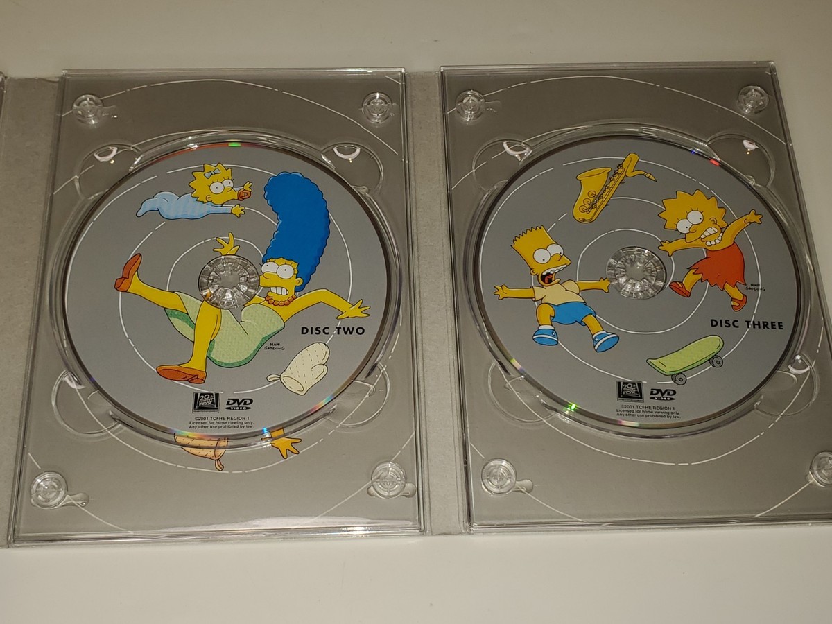 The Simpsons Seasons 1 Complete 3 Disc DVD Set Fox Comedy TV Show