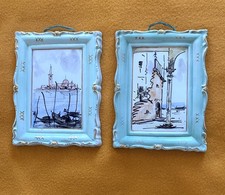 2 Quadretti in Ceramica Tarcisio Tosin