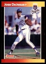 Jose DeJesus 1989 Donruss #558 Royals MLB READ FREE SHIPPING AutographDen
