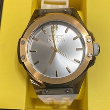 Invicta Sea Base br Men's Watch 50013 br 45mm White Silicon Band