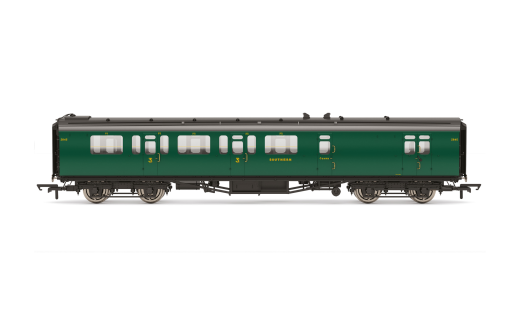 Hornby R4884C SR Bulleid 59 Corridor Brake Third Coach 2862 - Era 3 OO Gauge