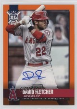 2021 Topps Big League Electric Orange /99 David Fletcher #BLA-DF Auto s5j