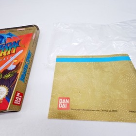 NES DRAGON SPIRIT BOX ONLY Foam Manual   Bag. No Game BANDAI 