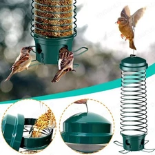 Squirrel-Proof Wild Bird Feeder Portable Bird Feeder For Garden Yard Outdoor Wro