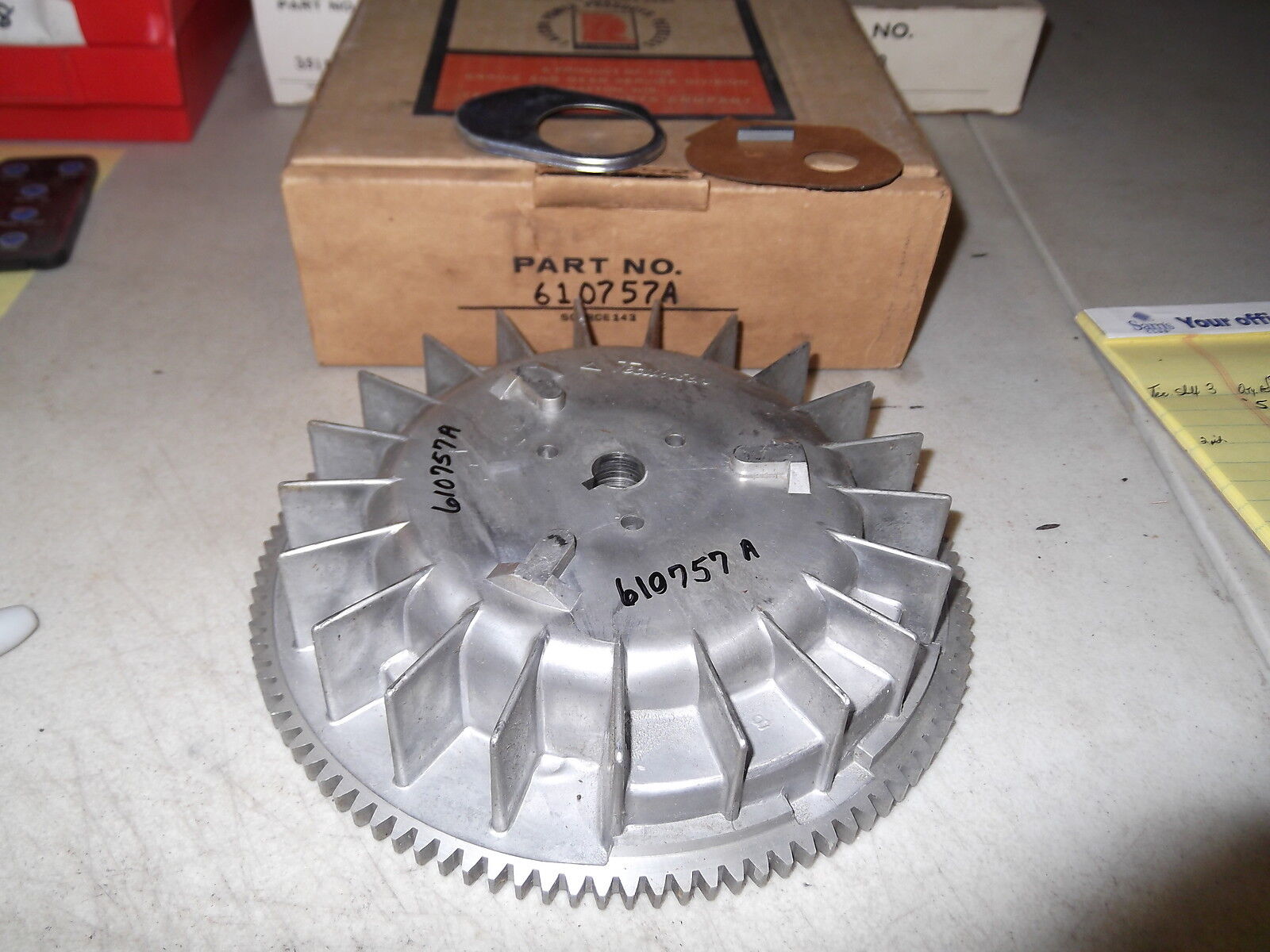 Genuine Tecumseh Flywheel with Points Cover 610757A MG610772A TS3 eBay