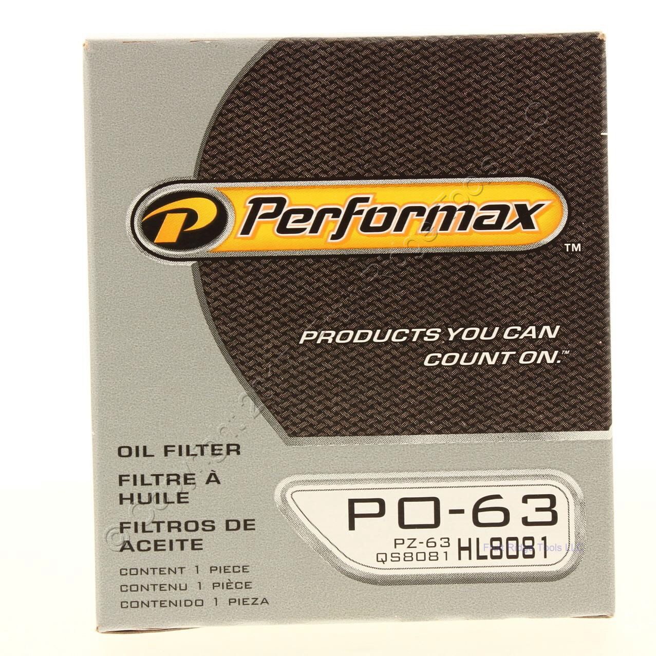 Performax Oil Filter Fits 320 323 325 328 330 525 528 530 X Z-Series PO-63