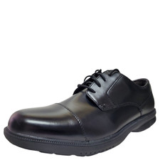 Nunn Bush Mens Melvin Street Oxfords with KORE Technology Leather Black 8.5M ...