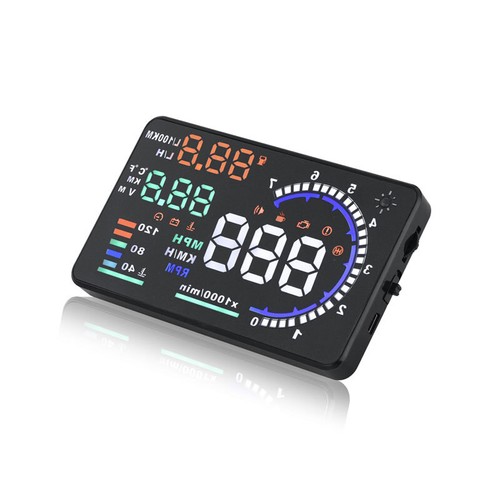 Universal GPS A8 HUD Digital Head Up Display Car Speedometer Speed Warning Alarm - Picture 11 of 17