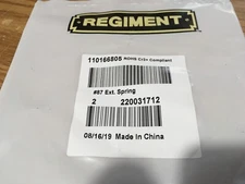 (2) Regiment® - 0.375"OD x 0.041"Wire 3-3/4"L Loop End #87 Steel Hard Drawn MB