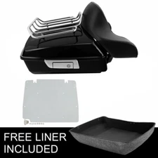 Chopped Trunk Backrest Base Plate Fit For Harley Touring Road Glide 2014-2025