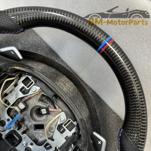 Carbon Fiber Steering Wheel Fit BMW M5 M6 F06 F07 F01 F02 F03 F10 F11 F12 F13 - Bild 4 von 7