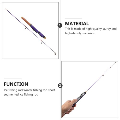 Portable Fishing Rod Short Fishing Poles Freshwater Fishing Rod - Picture 8 of 12