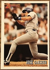 Jose Canseco 1993 Bowman Baseball Card #545 Texas Rangers MLB Free Shipping