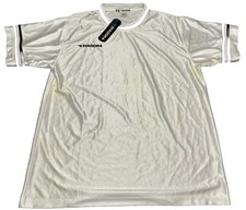 Vintage Diadora Soccer Jersey Mens XL White Embroidered Futbol H2