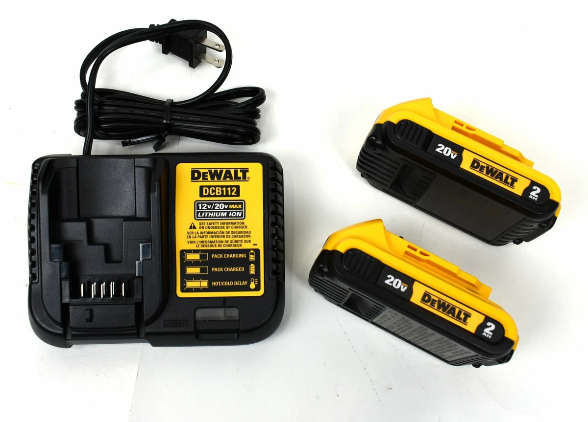 DEWALT 12V 20V MAX Charger 20V Lithium Ion 2 2Ah Battery Pack