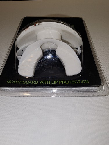 NUEVO Protector Bucal Sellado Fútbol Americano Digital Gris Camuflaje Agujero de Aire Talla Única - Imagen 2 de 6