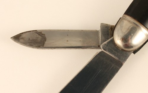 Vintage Hopalong Cassidy Pocket Knife & Vinyl Belt Loop Great Condition - Picture 9 of 14
