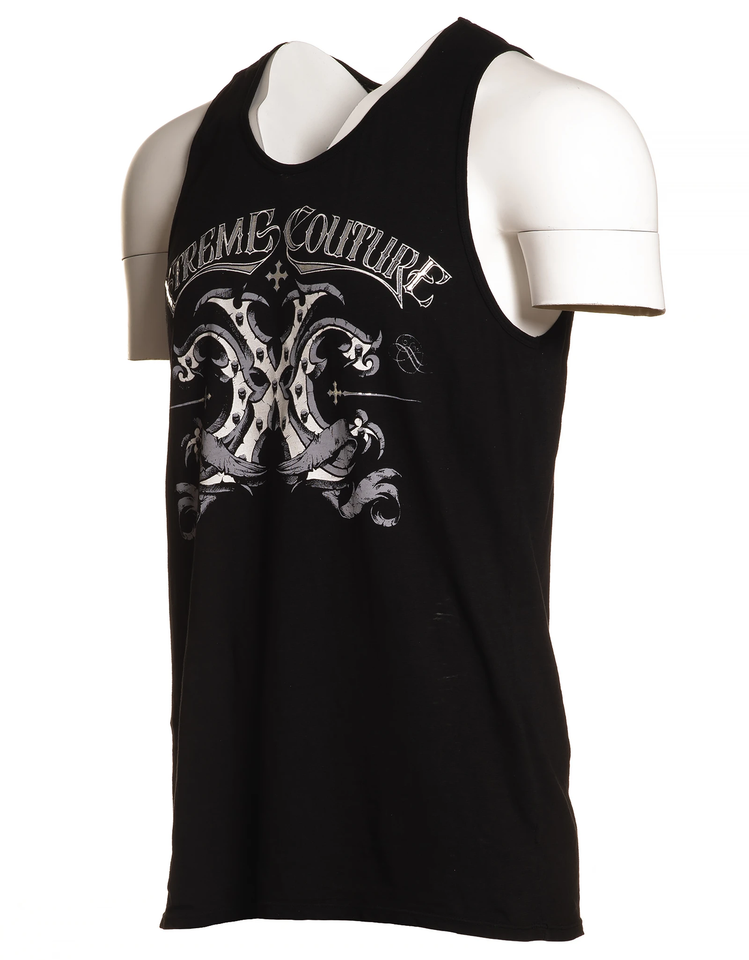 Xtreme Couture Affliction Men's Tank TShirt TYPHOON Black Wings Biker