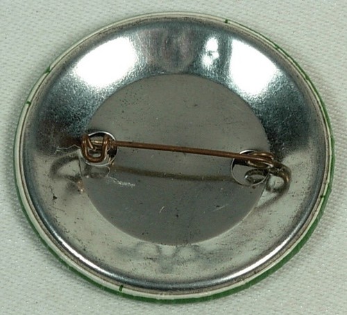 PIN DE BOTÓN DE PINBACK SAFETY BURLINGTON NORTHERN RAILROAD - Imagen 2 de 2