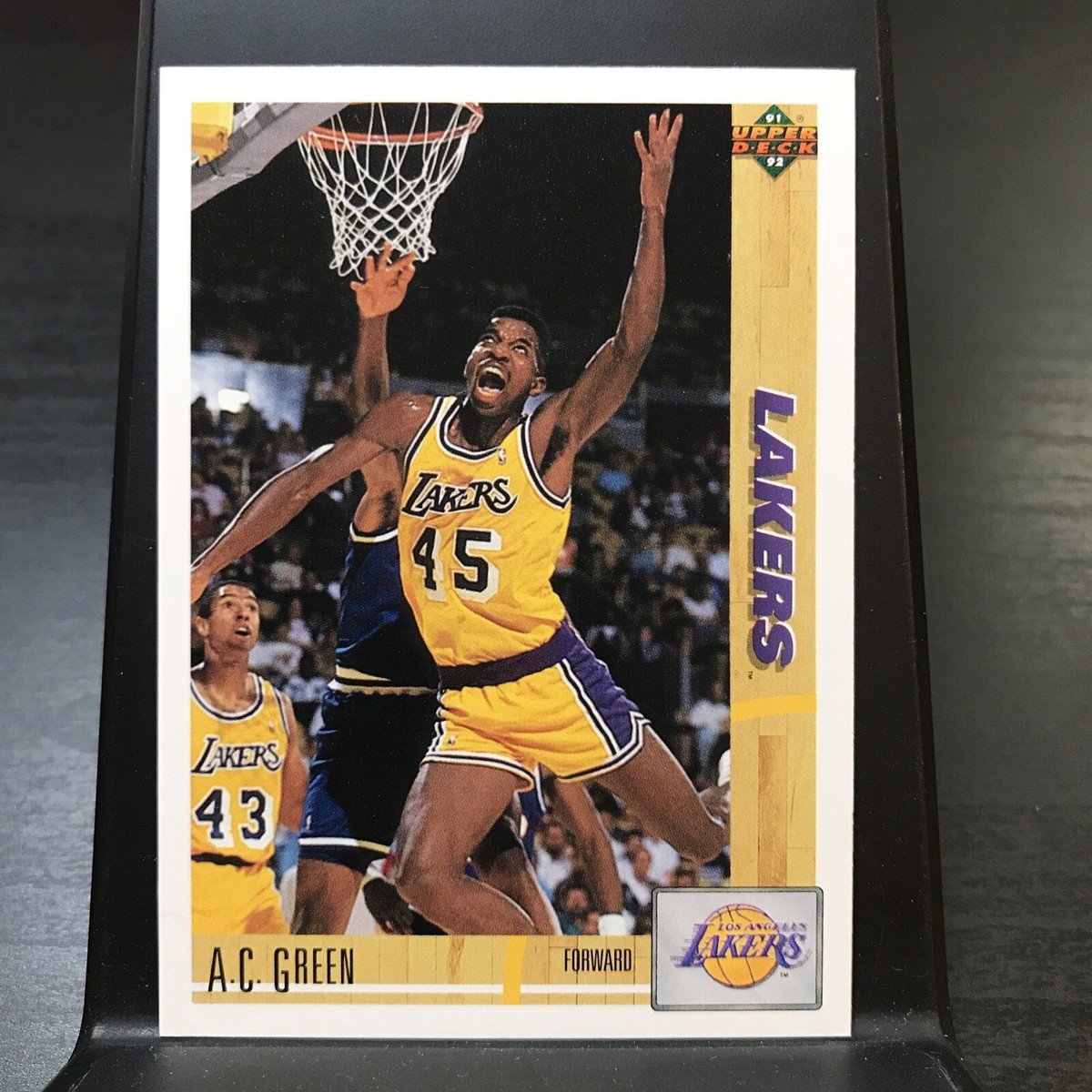 A.C. Green 1991-92 Upper Deck Card #177 NBA Los Angeles Lakers | eBay