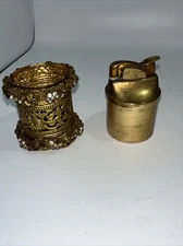 Vintage Art Deco Table Lighter- Nice Weight- (8)