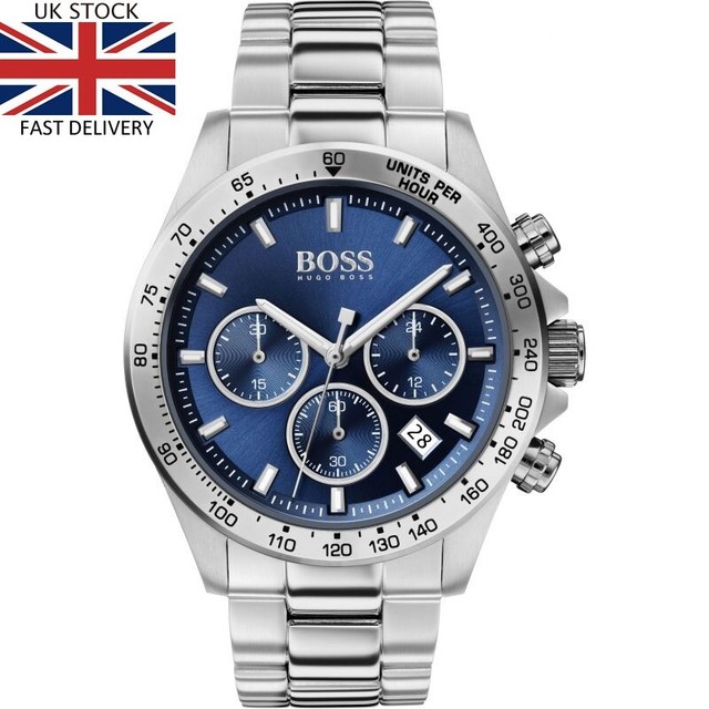 blue hugo boss watch