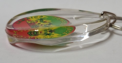Llavero Vintage Años 90 Jamaica Regga 2 Caras Llavero Anillo Años 90 - Imagen 10 de 10