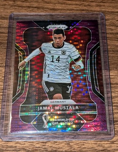 Jamal Musiala [Breakaway Purple] #108 2022 Panini Prizm World Cup card