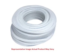 HPS 1/8" ID Clear High Temp Reinforced Silicone Heater Hose Tubing -10 Feet Roll