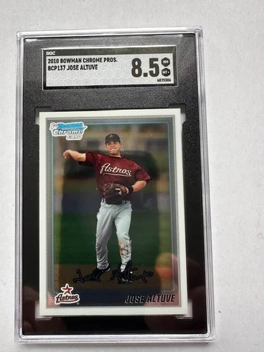 2010 BOWMAN CHROME JOSE ALTUVE #BCP-137 PROSPECTS SGC 8.5 Houston ASTROS 2B