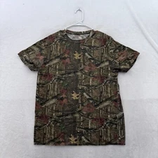 Mossy Oak Realtree Camo T Shirt Mens L Multicolor Hiking Outdoor Camping