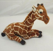 FAO Schwarz Giraffe Plush Toy Soft Brown