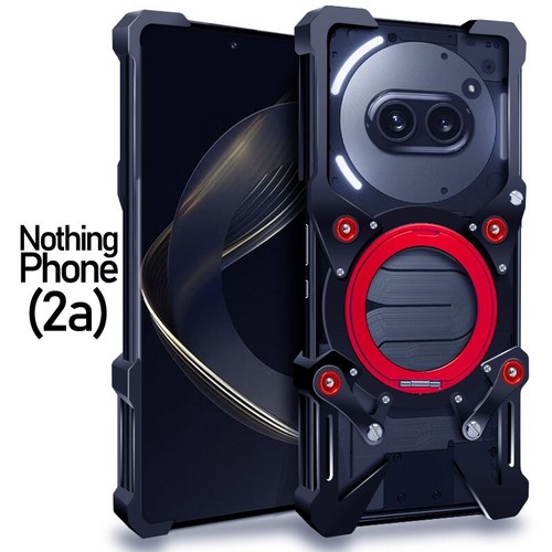 Funda protectora de metal y aluminio con soporte sin borde para teléfono Nothing 3a Pro 3a 2a + 2 1 - Imagen 14 de 24