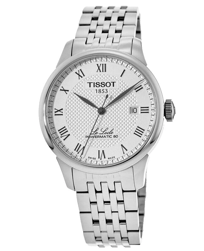 Caja de acero inoxidable Tissot Le Locle mecánico (automático) Relojes de pulsera