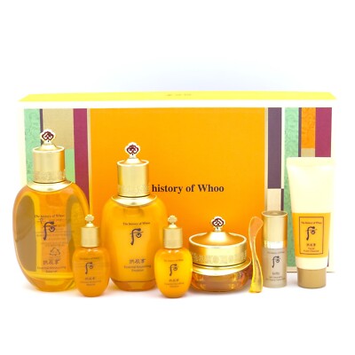 The history of Whoo Gongjinhyang Special 3pcs Set 7 Items Anti Wrinkle K-Beauty