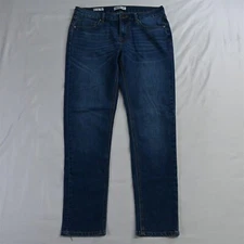 Vigoss 29 The Thompson Tomboy Dark Wash Stretch Denim Womens Jeans