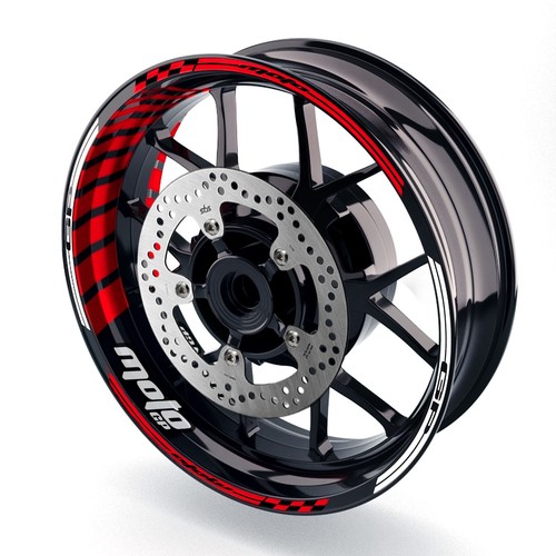 Aqua GP02 Vinyl Wheel Sticker Decal Kit For Yamaha FJ09 MT-09 Tracer 18 19 20 - Picture 8 of 12