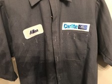 Vintage 90s Ford Mechanic Auto Shop Men's Medium-Long Short Sleeve