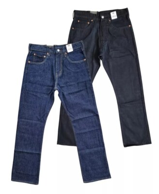 Levis 517 Bootcut Herren Levi's Jeans  Schwarz - Rinsed Blau 100% Baumwolle Neu