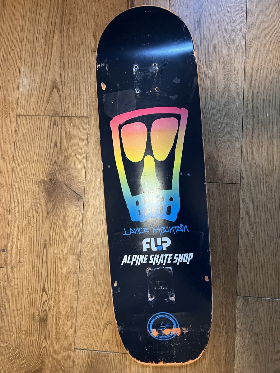 Lance Mountain Vato Flip Skateboard Deck in Black Not Powell