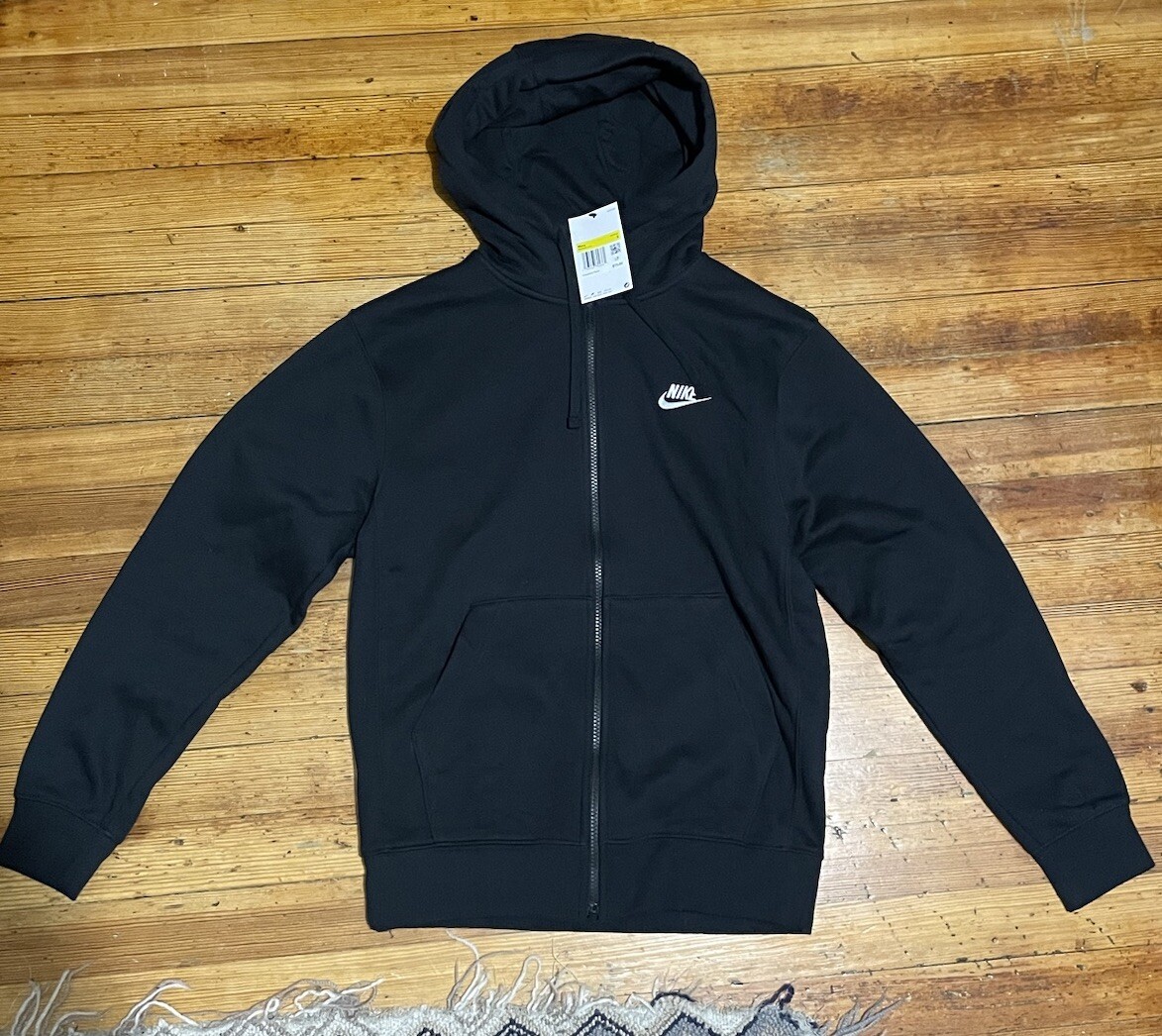 Nike Men's Sportswear Club Fleece Full-Zip Hoodie (S)