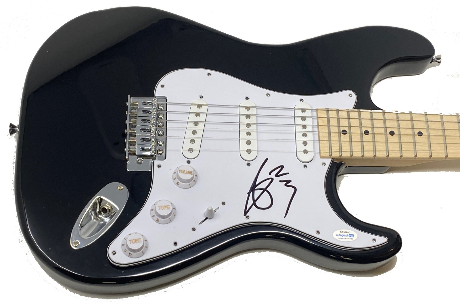 Guitarra Eléctrica Alexander 23 Glantz Firmada Autografiada IDK You Yet Certificado de Autenticidad ACOA