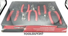 SNAP ON TOOLS USA PL5ESWIRESTRIP 5pc RED Essential Wire Stripper Set NEW +