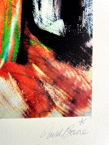 David Bowie Lithographie COA Originale Signée Numérotée Limitée 275 Ex - Zdjęcie 7 z 10