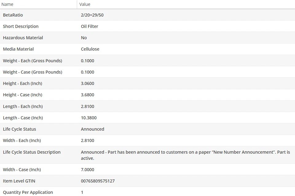 Filtro de aceite tipo OEM WIX para PEUGEOT MANAGER 2012-2016 L4-2,2 L Foto 4 de 4