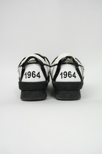 Zapatillas Dsquared2 Kick It Blanco Negro 1964 Cuero Italia EE. UU. 8 Reino Unido 6 UE 39 - Imagen 3 de 16